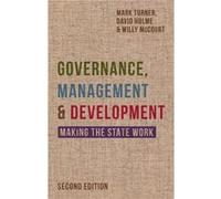 Governance Management Develo Mark Turner, David Hulme, Willy Mccourt (Auteur)