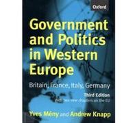 Government and Politics in Western Europe, Comparative European Politics Andrew Knapp, Yves Meny (Auteur)