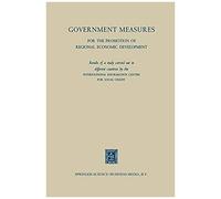Government Measures For The Promotion Of Regional Economic Development