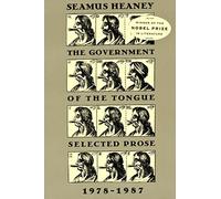 Seamus Heaney – The Government of the Tongue – PB