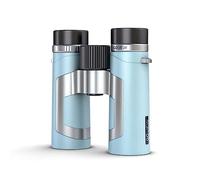 GoView ZOOMR 10x34 Jumelles compactes et Portables (Zoom 10x, boîtier en magnésium, Adaptateur Smartphone et Accessoires Inclus) Miami Bleu