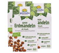 Govinda Amandes biologiques naturelles Graines 3x250 g