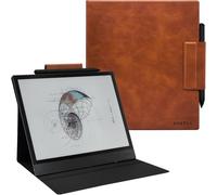 GOVTVA Étui magnétique avec support pour tablette Onyx Boox Note Air 5 C/Note Air 4 C/3 C (sortie en 2025/2024/2023) - Étui en cuir ultra fin avec boucle magnétique - Mise en veille/réveil automatique