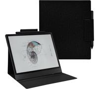 GOVTVA Étui magnétique en cuir ultra fin et léger avec boucle magnétique pour tablette Onyx Boox Note Air 4 C/Note Air 3 C (sortie en 2024/2023) Noir