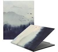 GOVTVA Étui magnétique en cuir ultra fin et léger avec fonction veille/réveil automatique et fermeture magnétique pour Onyx Boox Go 10.3 ePaper sorti en 2024 (forêt brumeuse)