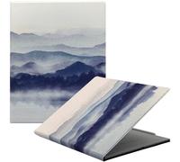 GOVTVA Étui magnétique en cuir ultra fin et léger avec fonction veille/réveil automatique pour Onyx Boox Go 10.3 ePaper sorti en 2024 (Montagnes brumeuses)