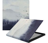 GOVTVA Étui pour tablette Onyx Boox 7" Go Color 7/Boox Page/Boox Leaf3 C/Leaf3/Leaf2 ultra mince en cuir magnétique avec mise en veille/réveil automatique et fermeture magnétique (forêt brumeuse)