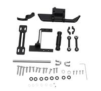GOWENIC 1/10 RC Crawler Kit de Direction Hydraulique Support de Servo en | Alliage d\'aluminium CNC, simulation réaliste, mise à niveau de l\'exploration des roches, tiges de traction en acier