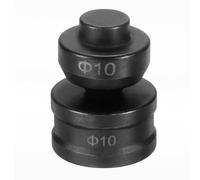 GOWENIC 10mm Round Hydraulic Hole Punch Die for Metal Sheet | Ensemble de moules supérieur et inférieur, acier forgé 40Cr, utilisation dans une armoire électrique, bords coupés ,