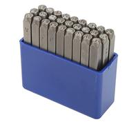 GOWENIC 27 Pièces Set de Tampons Lettres pour Artistes Amateurs Gravure | Outils d\'estampage Alphabet, fournitures de travail du cuir, boîte de rangement Durable, Kit cadeau créatif