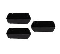 GOWENIC 3 Pack Chicken Feeder Trough pour Farm Fence (Black) | Conteneur d’alimentation pour volaille, approvisionnement en poules, utilisation en extérieur, cadeau de ferme d’arrière-cour