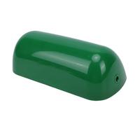 GOWENIC Abat-jour de Banquier Vert, Style Rétro Vintage, Coque en Plastique pour Lampe de Bureau, Protection des Yeux et éclairage Doux pour la Lecture et les Tâches de Travail, Matériau Léger et