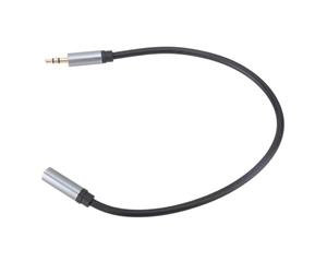 GOWENIC Adaptateur de Câble D'extension de 3,5 Mm, Son Clair, Rallonge de Casque de 3,5 Mm pour Lecteurs MP3 plaqué or 11,8 Pouces