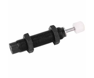 GOWENIC Amortisseur de Pression D' de Course M12x10mm, Coque D'excellente qualité pour la Réduction du Bruit du Cylindre Pneumatique et une stabilité Améliorée 5-30WE (KG) Matériau: Métal 2 Pièces