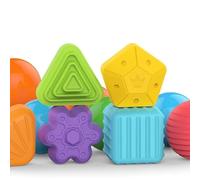 GOWENIC Bac de Sensoriel à Bandes élastiques, Jouet de coloré en Forme de bébé pour Le Développement de la motricité Fine, Jouets d'apprentissage Précoce (GOWENICghz9cqmkna-10292546)