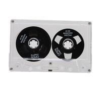 GOWENIC Bande d'enregistrement Bobine à Bobine de 50 Minutes |Cassette Métallique Double Face, Bande Sonore Vierge à Polarisation Normale (Black)