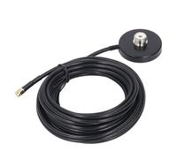 GOWENIC Base d'antenne Robuste pour Autoradio |Support Magnétique avec Câble RG58 5M SMA Mâle vers PL 259 UHF Femelle