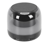 GOWENIC Bluetooth Enceinte Portable Compacte Audio (Black) | Pour le camping et la randonnée, format de poche, double appairage, son riche