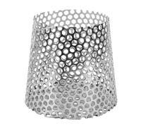 GOWENIC Bouchon de Filtre de Conduit de Ventilation en Acier Inoxydable, Couvercle d'aération en PVC pour Tuyau de 3,45 à 4,33 Pouces, Système de Drainage d'échappement de Toit Universel avec Maille
