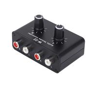 GOWENIC Bouton de Commande de Volume de 3,5 Mm, Atténuatrice Stéréo avec Ajustement de L'équilibre de la Canal Droit Gauche Indépendant pour Les Lecteurs de CD