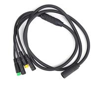 GOWENIC Câble 1T4, Câble D'extension de Capteur de Vitesse de Faisceau de Cordon d'alimentation DC 1 Femelle à 4 Mâles pour Moteur Moyen BBS01/BBS02