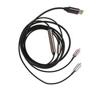 GOWENIC Câble de Remplacement MMCX USB C pour SE215 Cadeau | Mise à niveau du son HiFi, cuivre sans oxygène, cordon de 47 pouces, télécommande en ligne, compatibilité universelle