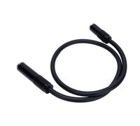 GOWENIC Câble Stéréo 6,35 Mm à 3,5 Mm, Haute intégrité des Signes pour Guitare, Tablette PC, 0,5 M, Application Universelle pour Mixeurs, 1 Câble