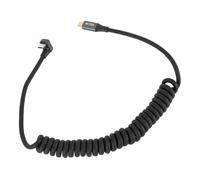 GOWENIC Câble USB C 8K 60 Hz PD100W 20 Gbit/s | Cordon USB 3.2 en Spirale à Ressort Extensible pour un Chargement Rapide de l' et de la Vidéo (C mâle à mâle en forme de U)