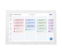 GOWENIC Calendrier Numérique, écran Tactile 10,1 Pouces, Calendrier Intelligent, Fonctionnalités Puissantes, avec Contrôle APP, pour Organiser et Gérer les Activités Quotidiennes