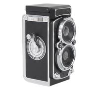 GOWENIC Caméra Numérique Miniature Vintage, TLR Style 12MP Auto Focus 1080p Caméra Rétro Vidéo HD avec Filtres de Couleur Blanc Noir Classique, pour Les Adolescents pour Les Débutants (16GB)