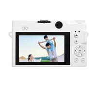GOWENIC Caméra Numérique pour la Photographie, Caméra Vidéo WiFi 4K 75MP avec écran de Feuillette de 3 "180 °, Zoom Numérique 18x, Sélection de Mode 8, Partage instantané (White)