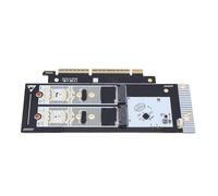 GOWENIC Carte D'extension NVME PCIe 5.0 X8, Interface PCIe Polyvalente, Prise en Charge du Système D'exploitation Multiples, Configuration de la Machine à sous PCIe en Mode bifurqué,