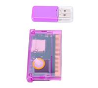GOWENIC Cartouche Flash Universelle, Compatible avec SP IDS, Prend en Charge jusqu'à 2 Go de Cartes Mémoire, au Format FAT, pour Console de Jeu (Noir Transparent)