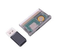 GOWENIC Cartouche Flash Universelle, Compatible avec SP IDS, Prend en Charge jusqu'à 2 Go de Cartes Mémoire, au Format FAT, pour Console de Jeu (violet transparent)