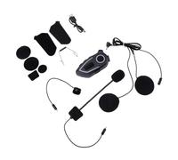 GOWENIC Casque Bluetooth avec Suppression du Bruit, Casque de Moto étanche IP65 avec Micro Souple, 3 Lumières de Couleur, Assistant Sonore, Longue Durée de Vie de la Batterie pour l'équitation