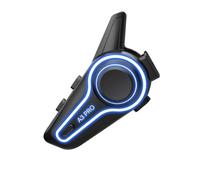 GOWENIC Casque Moto Kit Main Libre Intercom sans Fil | Casque BT 5 3, appels mains libres, invite vocale, 300 heures en veille