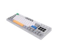 GOWENIC Clavier Mécanique LCD AI, 78 Touches Remplaçables à Chaud, Commutateur Rouge Linéaire à Montage sur Joint, USB Filaire, Panneau de Commande LCD Intelligent, Raccourcis AI,