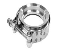GOWENIC Collier de Serrage en V en Acier Inoxydable pour S369 SX E S200 S300, Collier de Serrage à Bride avec Boulon en T, Rainure en V Anti-fuite, Joint à 360 Degrés, Taille Compacte de 7,6 Cm pour