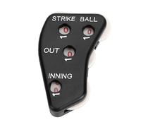 GOWENIC Compteur à pour Arbitre de Baseball, 4 Cadrans, pour Balles et | Conception de poche, outil de gestion de jeu d\'arbitre, boîtier en plastique ABS, affichage clair des chiffres, opération