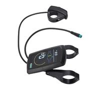 GOWENIC Compteur D'affichage LCD pour Vélo électrique, Compteur de Vitesse ABS avec écran Multifonctionnel pour Le Réglage de la Vitesse et du Kilométrage de L'assistance au Niveau de