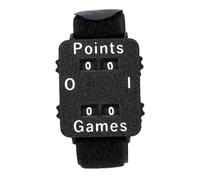 GOWENIC Compteur de Points au Poignet pour Arbitre Entraîneur Athlète | Tableau de bord numérique, ajustement confortable et sécurisé, équipement de volley-ball de badminton, notation mains
