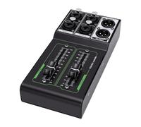 GOWENIC Contrôleur de Moniteur Passif 70mm Fader 2 Entrées 1 Sortie Studio | Construction en acier durable, à faible distorsion, isolateur de bruit de bureau, réglage précis du niveau, aucune