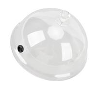 GOWENIC Couvercle de Dôme de Cloche à Fumer, Accessoire d'infuseur à Fumer en Plastique pour Boissons Alimentaires, Cuisson sur Cuisinière (L)
