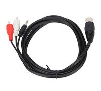 GOWENIC Din 8 Broches à 3,5 Mm 2 Câble, Mâle Flexible Mâle à Big Din Adaptateur Sound Cordon PVC de Fil et Jouez une Connexion Serrée pour le Récepteur pour l'amplificateur