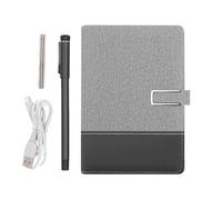 GOWENIC Ensemble de Carnet de Notes Intelligent avec Stylo Numérique Bluetooth 5.0 avec Reconnaissance OCR, Enregistrement et Synchronisation en Temps Réel pour la Numérisation, (Gris Noir Patchwork)