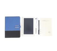 GOWENIC Ensemble de Carnets Smart Pen Smart Digital, Rédaction à 360 ° Écriture en Temps Réel Notebook Numérique avec Une Reconnaissance de Texte Smart Pen OCR avec Stockage Hors Ligne (Blue)