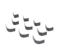 GOWENIC Ensemble de Coupe-bordures pour le Travail du Cuir |Kit d'outils de Poinçonnage de Forme de Différentes Tailles, pour Carton, Bois, Argile, 10 Pièces