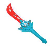 GOWENIC Épée Lumineuse Clignotante Extensible de 57 Cm pour Enfants, Poignée Antidérapante Sûre, Jeu Imaginatif