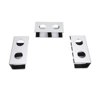 GOWENIC Étagère sous Le Bureau en Aluminium Antidérapant |Support pour Ordinateur Portable et Support de Boîtier de Câble avec Un Design Ergonomique, Argent (Silver)