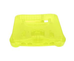GOWENIC Étui de Remplacement de la Console Vidéo Rétro Résistant aux Taches pour N64, Magnifique Shell ABS, Accessoire Facile à Installer et Exquis pour Les Joueurs Rétro (Vert Transparent)